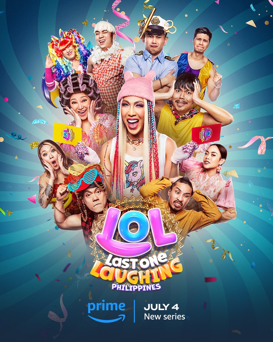 primevideoph's tweet image. Eto na ang ultimate tawanan experience. 

Magpahuli na sa lahat, 'wag lang sa #LOLPH. Coming to Prime Video this July 4!