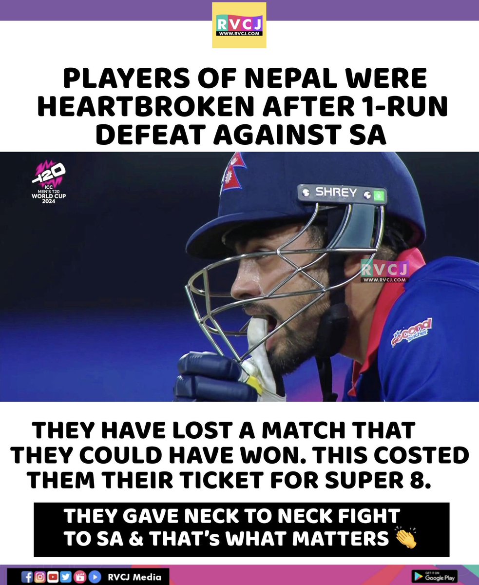 You Gotta Feel Sad For Nepal Team &amp; Their Passionate Fans 🇳🇵🥹