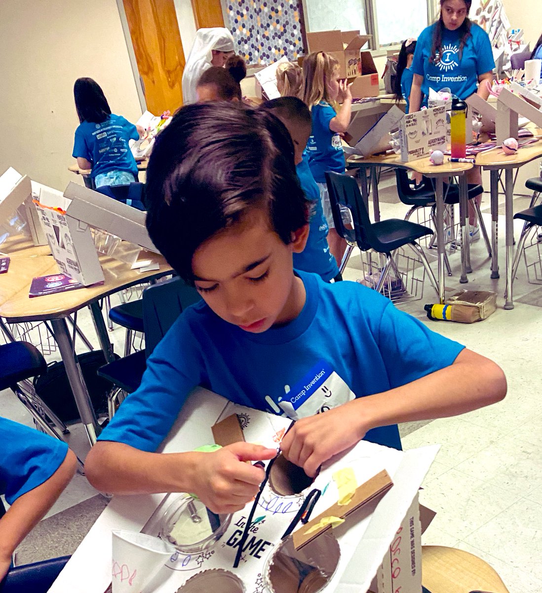 My little guy had the best time at his first <a href="/IrvingISD/">Irving ISD</a> Camp Invention! Shout out to <a href="/GiftedAAIrving/">GT in Irving ISD</a> and <a href="/llvelasquez_/">Lila Velasquez</a>  for organizing this amazing enrichment opportunity!