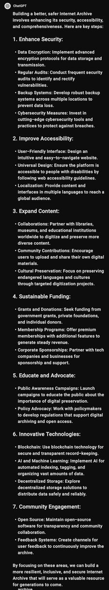 CrapZap's tweet image. Since nobody will 👀- hit it ChatGPT:
🌐✨The Internet Archive is our digital time capsule, preserving history, culture, &amp;amp; knowledge.
Let’s rally to protect this treasure for future generations!📚 #SaveTheInternetArchive #FutureOfKnowledge #DigitalHeritage
youtu.be/a4KkiKDKw88?si…