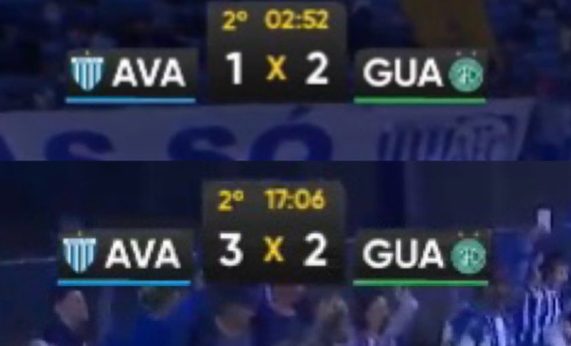 ESSE AQUI É O PURO RETRATO DA INCOMPETÊNCIA DESSE TIME E DESSA DIRETORIA. 15 MINUTOS, TOMA DOIS GOLS. É ASSOMBROSO A FREQUENCIA COM QUE ISSO OCORRE NO GUARANI, DIGA-SE DE PASSAGE.