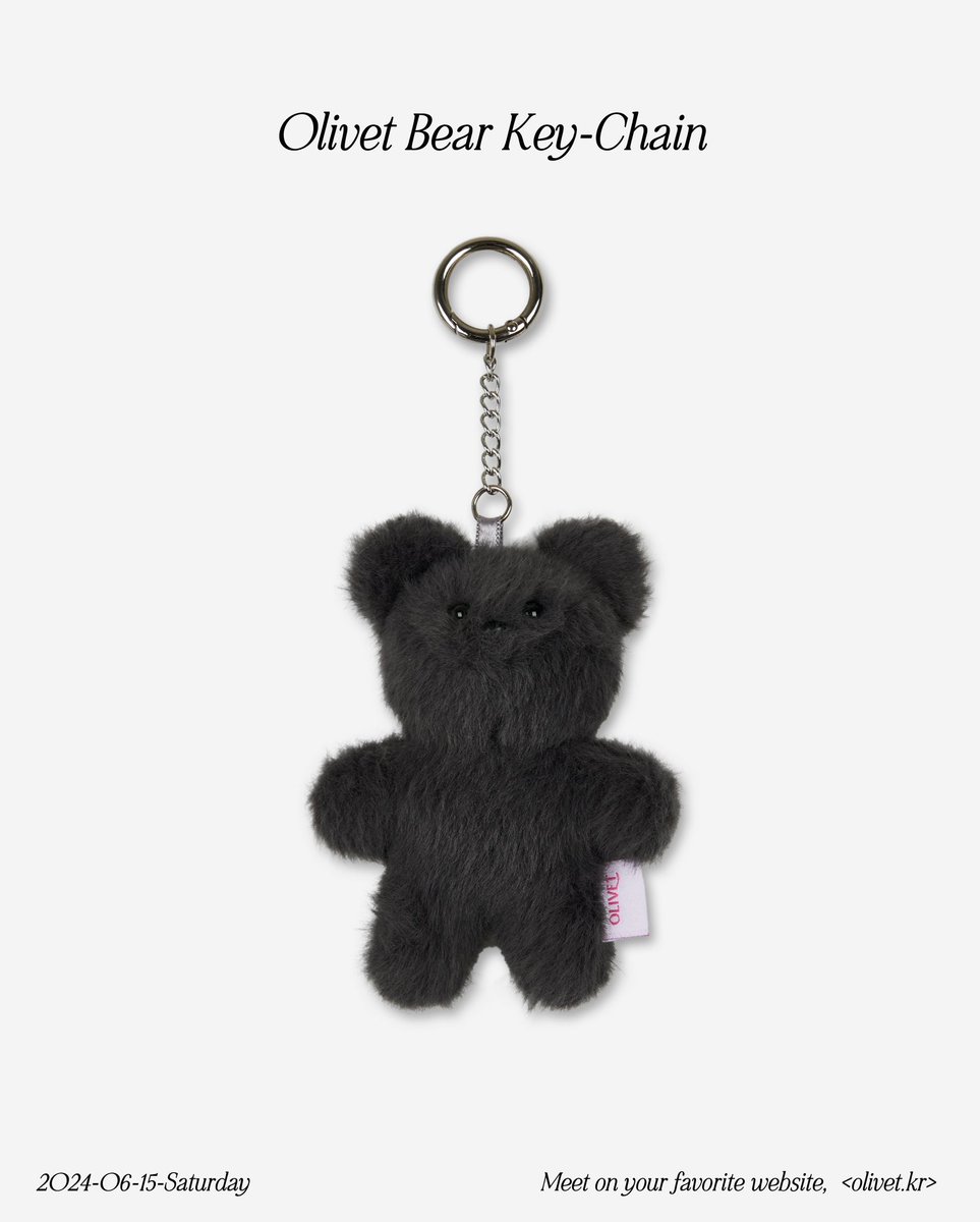#rt • follow 추첨 한 분께 인형 키링 선물로 보내드려요

Olivet bear keyring PRE-ORDER OPEN! 
6/15 PM 4:00 ~ 

올리베의 세번째 친구 올곰이가 이번 여름 여러분을 찾아갑니다!
오직 공식 홈페이지에서 6월 15일부터 사전 구매 20% 인하된 가격으로 만나보세요 ~! 

〰️olivet.kr