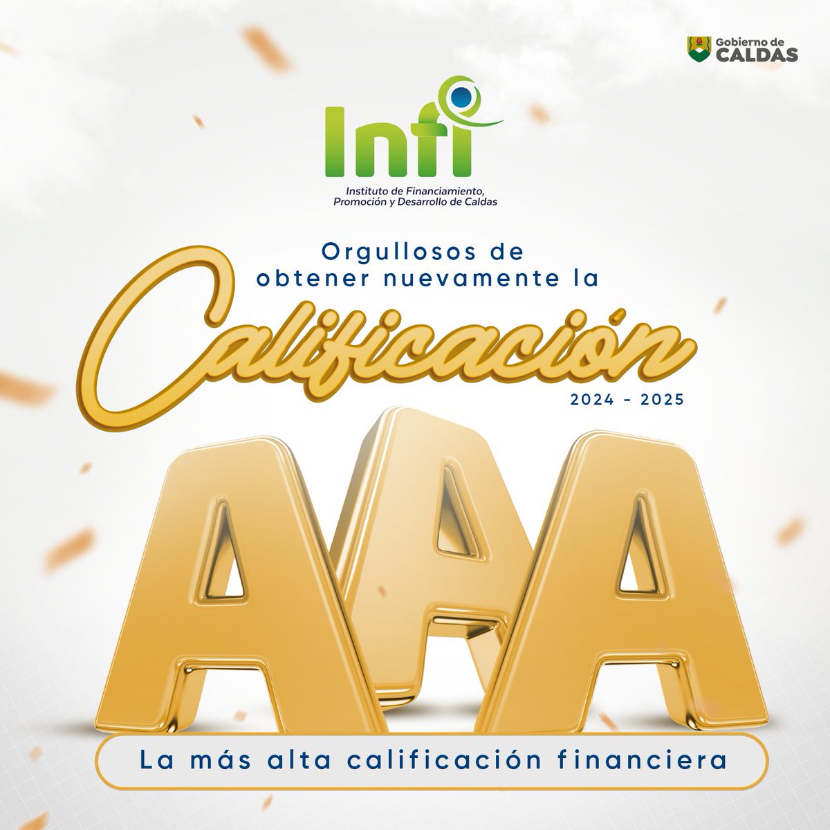 ¡Volvimos hacerlo! 

Nuevamente recibimos la calificación AAA de la Value and Risk Rating, la mejor y más alta calificación en grados de inversión, la cual ratifica que somos una organización sólida, segura y confiable al resaltar la fortaleza de nuestro capital.