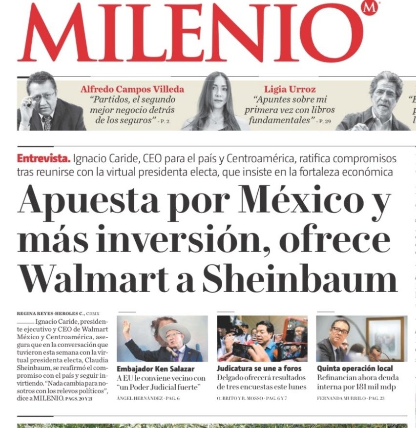 JorgeArmandoR_'s tweet image. Por lo visto los únicos nerviosos son Chumel, Ferriz de Con, Di Constanzo y compañía. 
Walmart dobla su apuesta en México.