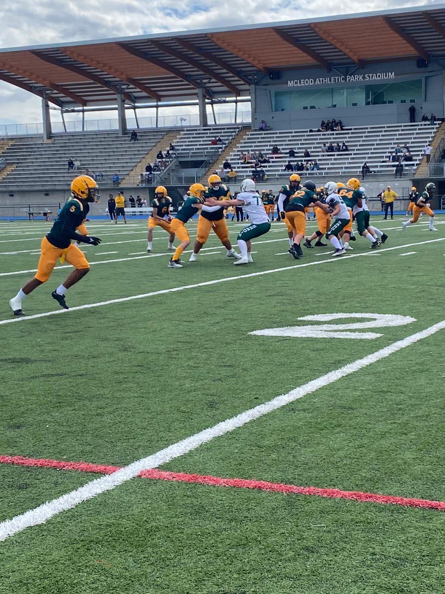 Thank you to the <a href="/LangleyTbirdsFB/">LSS Thunderbirds Football</a> for a fun afternoon of spring football. Go Falcons!
