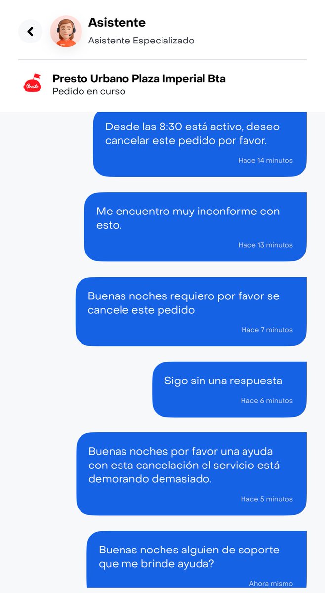 CamiloHZ89's tweet photo. @RappiColombia tienen un soporte excelente para clientes Pro 🙄😡👇🏻 https://t.co/UU8ssbwmp9