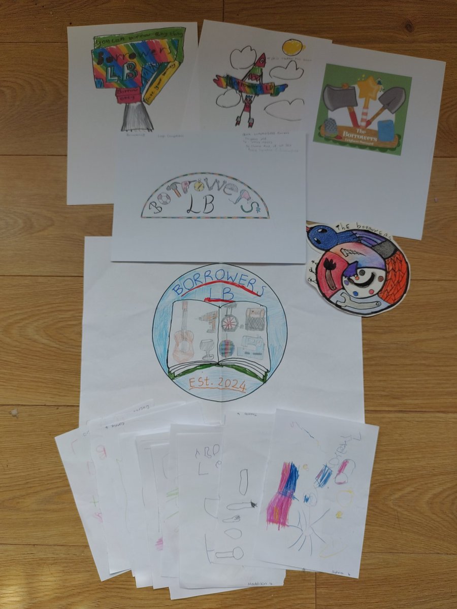 TotallyLocal_LB's tweet image. Sneak preview of few amazing entries for "Design a Logo for Borrowers LB" #LibraryofThings competition organised by @TotallyLocal_LB. Aren't they fabulous designs? Love 🧡 our creative town. Thanks #LeightonBuzzard👏
Winner to be announced Sat 22 June at next #RepairCafeLB 🥳💚