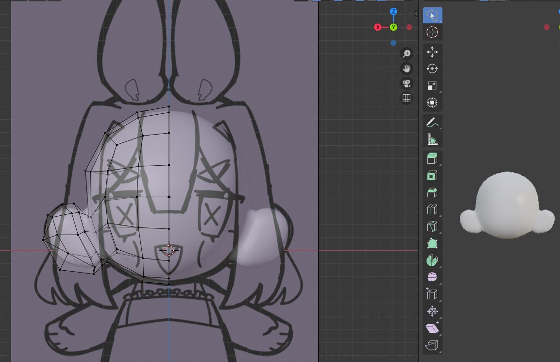 blender crashed in the middle of my work, so have this one SS i got before she became a sphere again