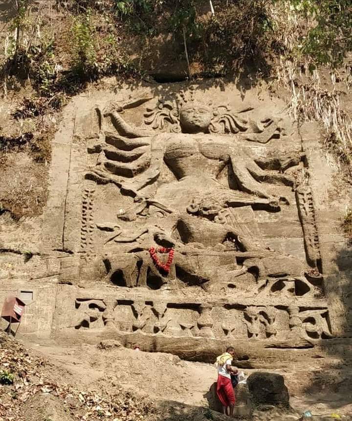 Saigeet36566874's tweet photo. Mahishasura Mardhini at Kalajhari hills, Tripura. https://t.co/H6GPuuU3WR