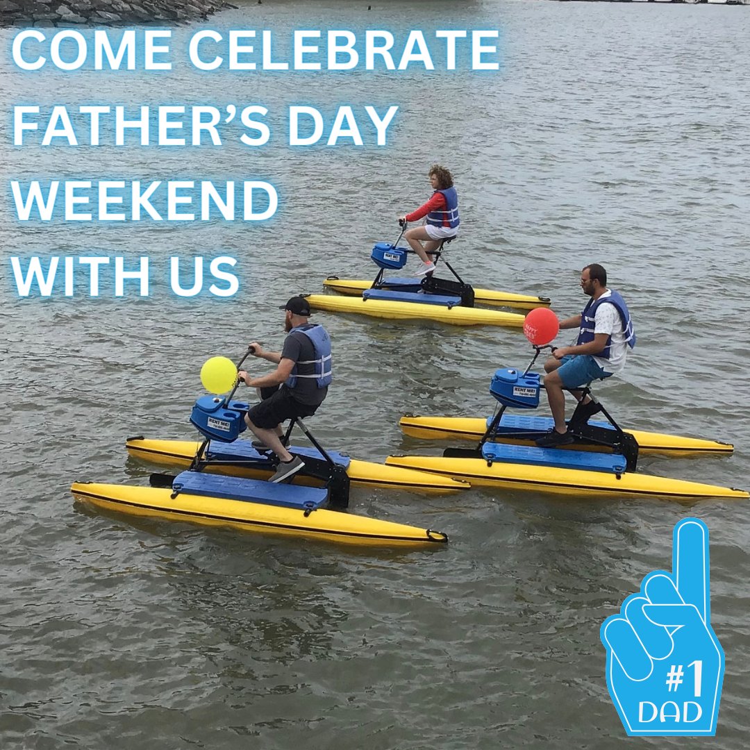 waterbikesbuff's tweet image. 🌞🚴‍♂️ Celebrate Father's Day weekend with a fun adventure on Lake Erie! The weather is supposed to be beautiful, and our waterbikes are ready for you. Join us at Canal  Side from 11-7 and make unforgettable memories with Dad! 

#FathersDayFun #BuffaloSummer #CanalsideBuffalo
