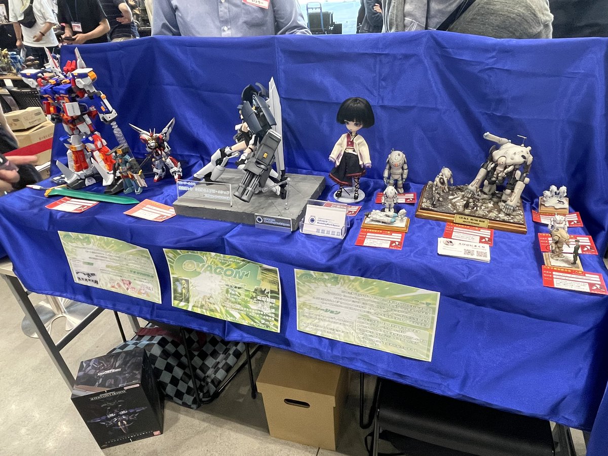 COVACO_MWS's tweet photo. #八展2024
#CŌVACO 展示参加しております

アスランさん　SRXとエクスカイザー
いっちーさん　ザブングル
えびさん　マシーネン軍団
ベムペムさん　ドールのアメちゃん
店主　飛鳥馬トキ

スケールもジャンルもバラバラですが
どなたかに刺さればこれ幸いです https://t.co/du3aiGB9UR