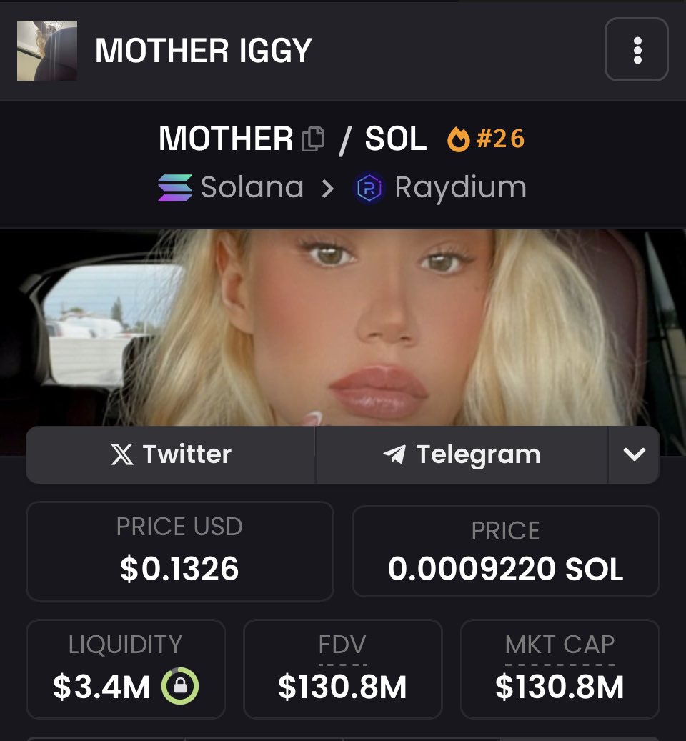traderofmemes's tweet photo. $3K to $9M dollars!! 😳 

That’s what one trader did on the $MOTHER token! 👀

Every day, people are changing their lives with meme coins

If you don’t tap in your going to miss this opportunity!

It’s meme coin season and the ones who know will grow! 🚀 https://t.co/WxHSlVdh6g