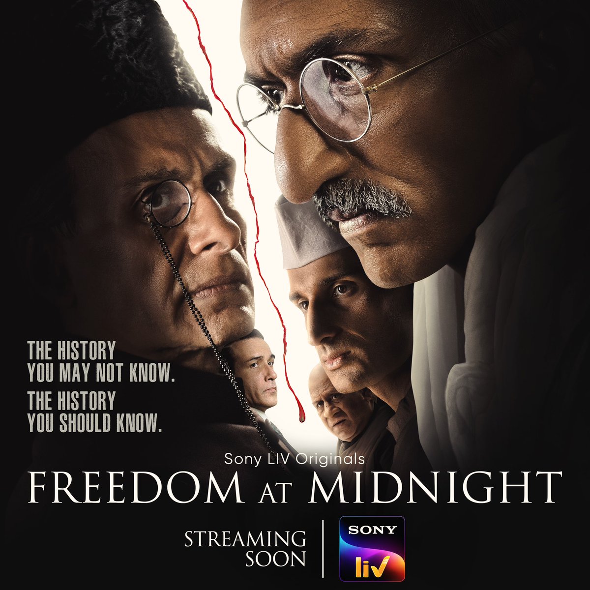 Never been told before, the electrifying story of India's independence.
#FreedomAtMidnight, streaming soon, on Sony LIV.

#FreedomAtMidnightOnSonyLIV
#FAMOnSonyLIV

<a href="/nikkhiladvani/">Nikkhil Advani</a> <a href="/monishaadvani/">Monisha Advani</a> <a href="/madhubhojwani/">Madhu Bhojwani</a> <a href="/EmmayEntertain/">Emmay Entertainment</a> <a href="/SonyLIV/">Sony LIV</a> <a href="/SPNStudioNEXT/">Studio NEXT</a> <a href="/SonyLIVIntl/">Sony LIV International</a>