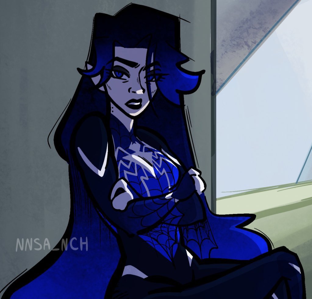 nnsa_nch's tweet photo. Your OC + the shirt they wear 

well she wears her little goth fits out but this one is definitely to be comfy there at the house 🤭 https://t.co/IPhVFXY0xj