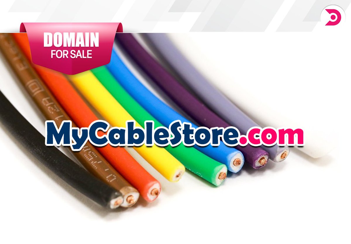 domainhubspot's tweet photo. https://t.co/c8ZtS0rMGz is a easy to remember domain for an online cable retail store or tech enthusiast. Available at Atom, Godaddy, Dan, Afternic & Sedo.
➡️ https://t.co/RNy76YLLVx 🔌
#cables #store #mycable #wires #electronics #販売用ドメイン #DomainInvesting #domainforsale #Domains #domainname #domainbroker #domainhubspot #premiumdomains