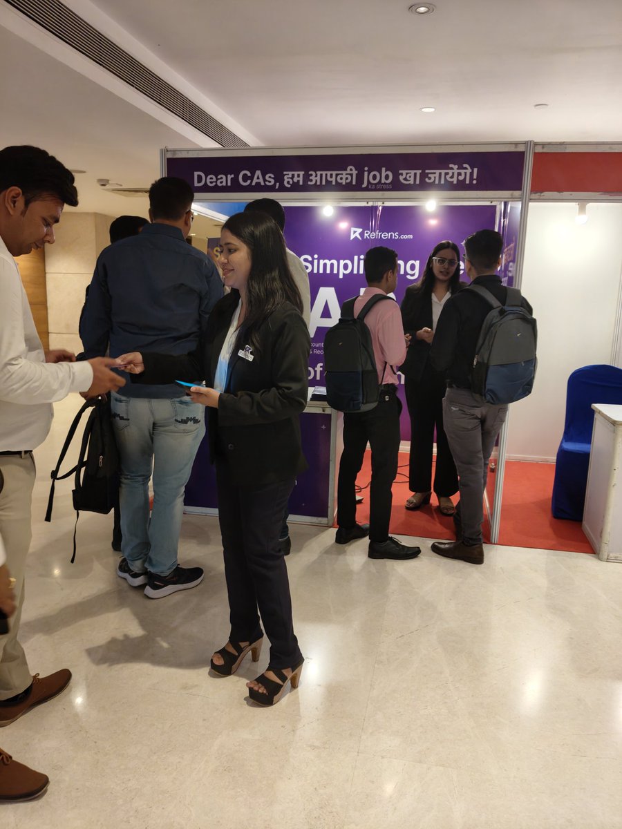 Houseful! On our booth <a href="/RefrensApp/">Refrens</a>

<a href="/icai/">ICA International</a> National Conference.