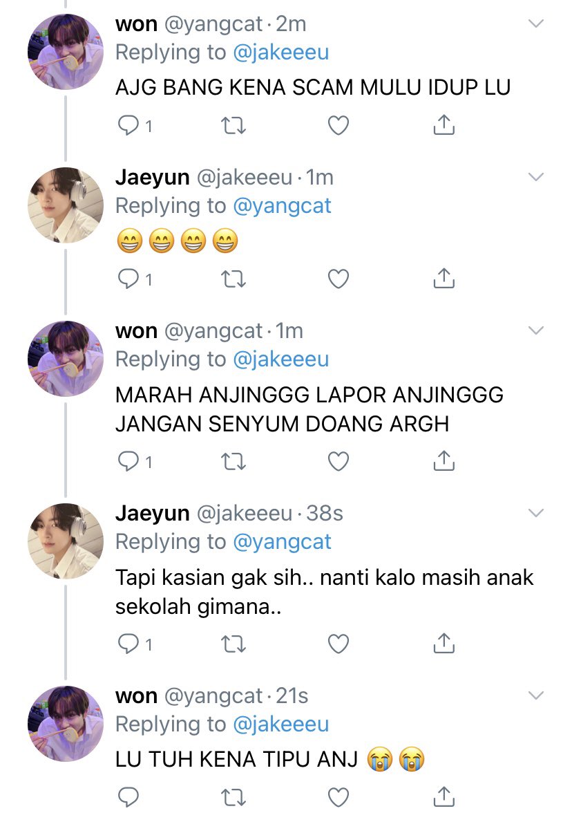 jcofavo's tweet photo. drama scammer nggak pernah selesai https://t.co/vhoyMFbZHI
