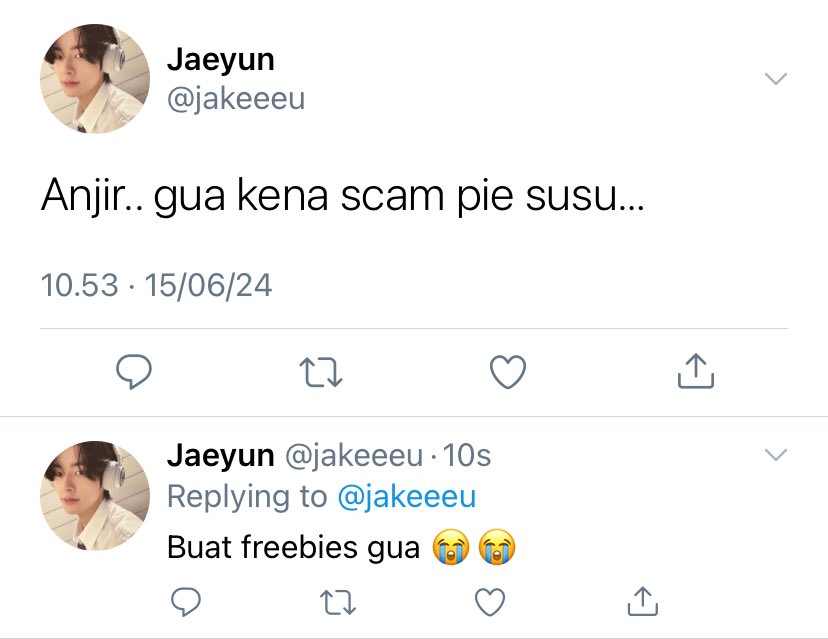 jcofavo's tweet photo. drama scammer nggak pernah selesai https://t.co/vhoyMFbZHI