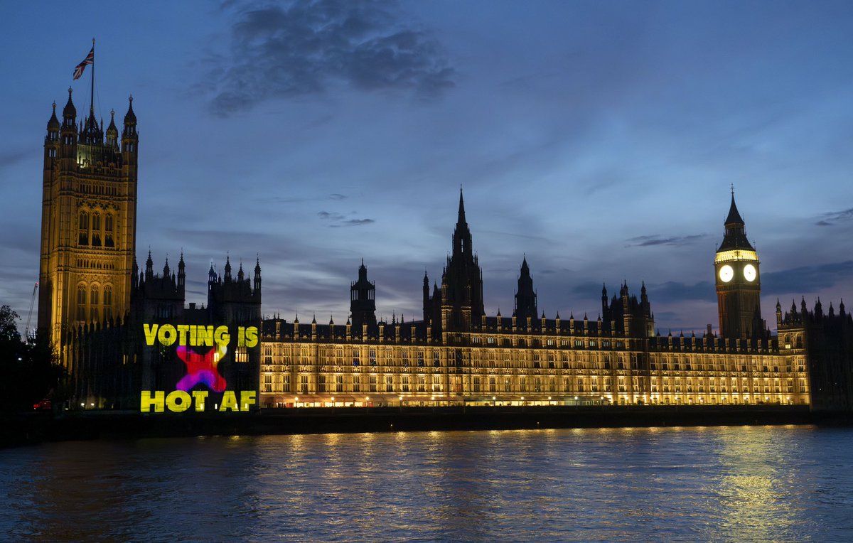40% of people between 18-34 didn't vote at the last election. The Just Vote campaign is on a mission to change that ... so come on Britain: JUST VOTE.

#JustVote #election
#projection  
<a href="/borkowskipr/">BORKOWSKI</a> 
<a href="/DaleVince/">Dale Vince</a>