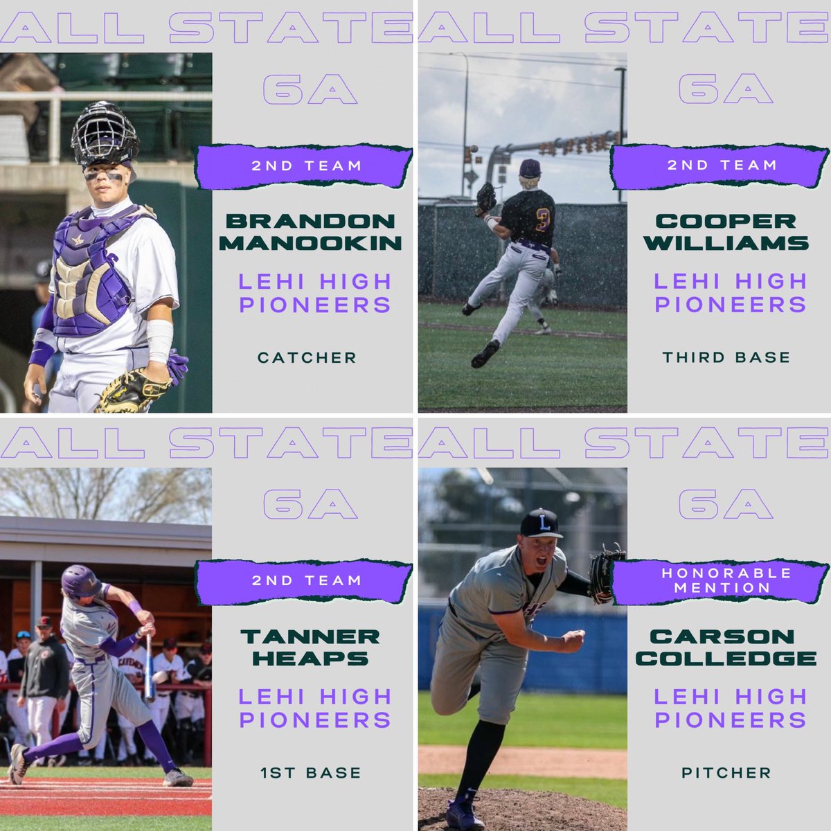 Lehi Baseball (@lehihighbaseba1) on Twitter photo What a year! Congrats to these 4 - 6A has some really good players and itโs a grind to get recognition sometimes. Congrats <a href="/Coop_williams_/">Cooper Williams</a> <a href="/BrandonManookin/">Brandon Manookin</a> <a href="/TannerHeaps2/">Tanner Heaps</a> What a year! Congrats to these 4 - 6A has some really good players and itโs a grind to get recognition sometimes. Congrats <a href="/Coop_williams_/">Cooper Williams</a> <a href="/BrandonManookin/">Brandon Manookin</a> <a href="/TannerHeaps2/">Tanner Heaps</a>
