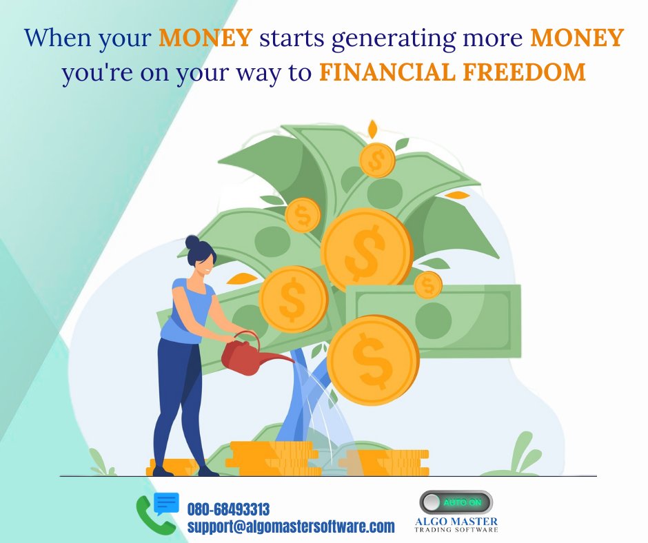 Algomaster022's tweet photo. freedom. 
When your money starts generating more money, you're on your way to financial freedom. Start early, invest wisely, and watch your wealth grow over time. Financial freedom is within your reach! 
To learn more visit today!!
Website: https://t.co/jkmBfuxw8P
#AlgoMaster https://t.co/FNUSzzNVAn