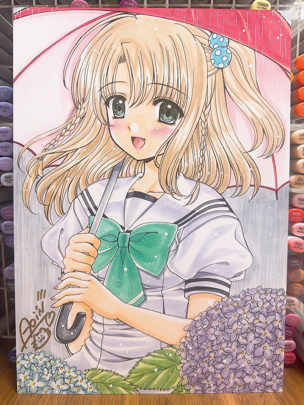 西又葵　版画　「MEMORIES OF KAEDE V」　SHUFFLE　芙蓉楓 西又葵 版画 「MEMORIES OF KAEDE V」 SHUFFLE 芙蓉楓