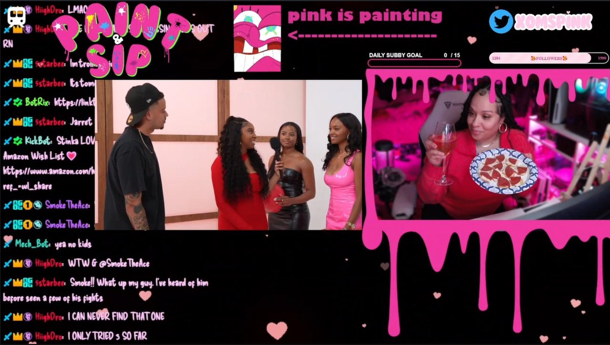 TheOnlyStinka's tweet image. W Paint &amp;amp; Sip Stream on @kick 
Kick.com/stinkapink
#Trendsetta