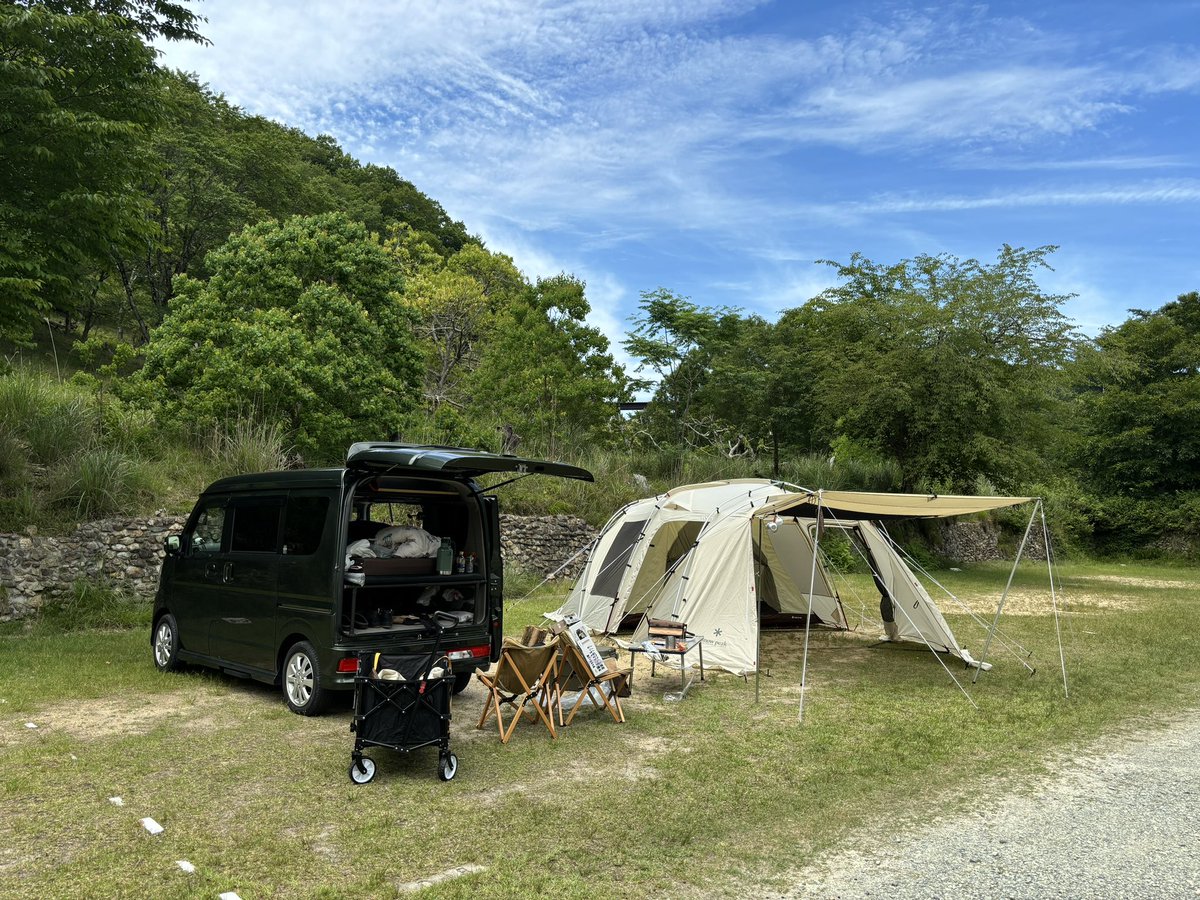 everyyuyuki's tweet photo. 本日のキャンプ始まってます。 https://t.co/VHjGh8xMA5