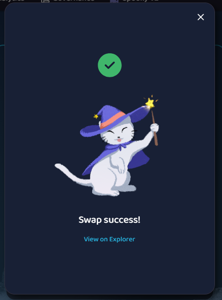 ionus12's tweet photo. Doing swap in SpookySwap is so fun and effortless, just like before I'm swapping my $ZEN to $DAI in #HorizenEON ecosystem https://t.co/f87Ldg4jdF