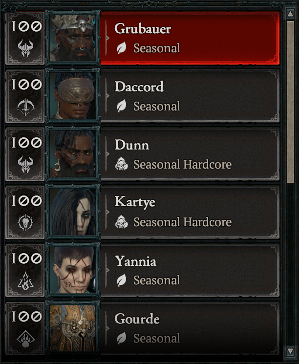 Kinda going hard this season in Diablo.