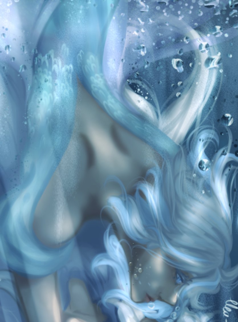 _elea_r_'s tweet photo. Underwater art!! What better to practice than draw the Lords of Hydro!!

#neuvifuri #GenshinImapt #fanart https://t.co/ggyh7YMl4A