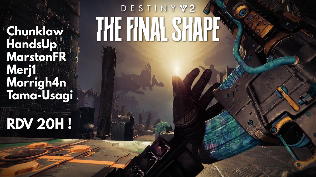 Je me suis chauffée à organiser un p'tit truc 😊
A 20h on se retrouve pour un raid en live à la cool en compagnie de :
<a href="/Chunklaw/">Chunklaw</a> 
<a href="/HandsUp_Gaming/">HandsUp</a> 
<a href="/merj1gaming/">Germain "merj1" Lacombe</a> 
<a href="/TamaUsagi6/">Tama-Usagi</a> 
<a href="/themarstonfr/">MᐰRSŦØN-Fℝ 🅳🅴🆂🆃🅸🅽🆈 2</a>
Hésitez pas à follow au passage ! 🫶
#destiny #destiny2 #bungiecreator 
#RondsurRrond 🤓