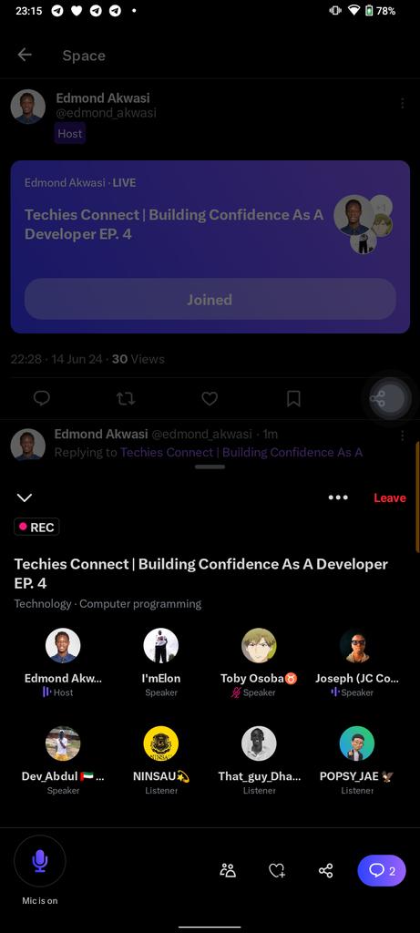 elonmasai7's tweet image. Exploring new horizons at Techies Connect: Building confidence as a developer 👁️✨ #TechiesConnect #DeveloperJourney #CodeConfidence #TechSkills #CareerGrowth #EmpoweredTechies