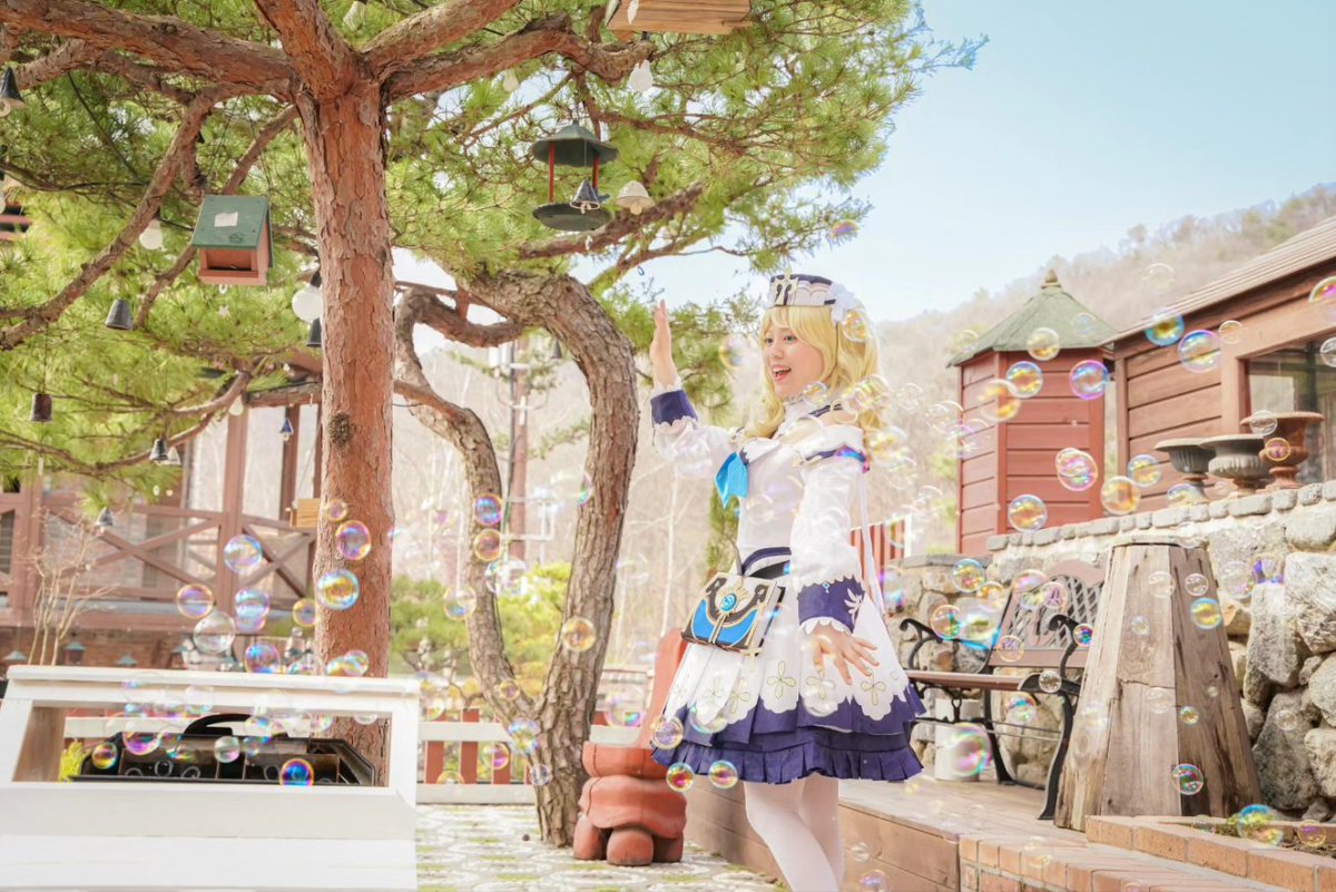 yope_kim's tweet photo. 원신 바바라💙 
Genshin Impact Babara Cosplay 💕

📷 @sadeh_p
🏰 루덴시아

#코스프레 #코스프레모델 #cosplayer #cosplay #바바라 #원신 #바바라코스프레 #genshinimpact #genshin https://t.co/iR084KPTLZ