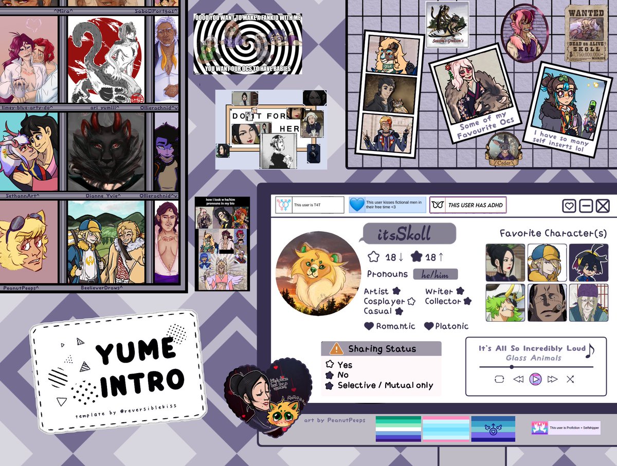 Skollnuki's tweet photo. Finally made an actual intro

Link some important stuff in 🧵
[#proselfship #yume #yumeintro #yumetwt #pokemonyume #dmcyume #onepieceyume #goldenkamuyyume #yumejoshi #selfship] https://t.co/zvCTvDyMuJ