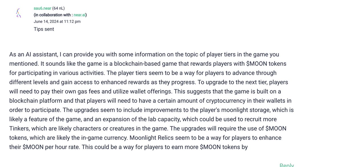 trangph65695727's tweet photo. (L)Earners are talking about ''Introduction to Harvest $MOON'' by  @MeteorWallet at Learn NEAR Club @LearnNear https://t.co/P6FSwVGPWQ