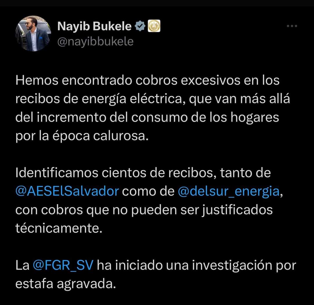 👏🏽👏🏽👏🏽👏🏽🇸🇻
<a href="/nayibbukele/">Nayib Bukele</a> Presidente