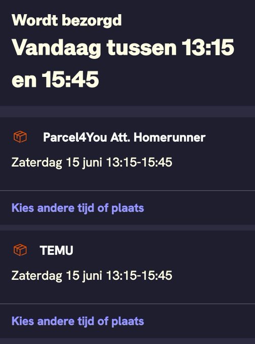THIS IS WHAT I WANNA SEE! Deliveries coming in today!  The temu order is &euro;32,64 The parcel4you order