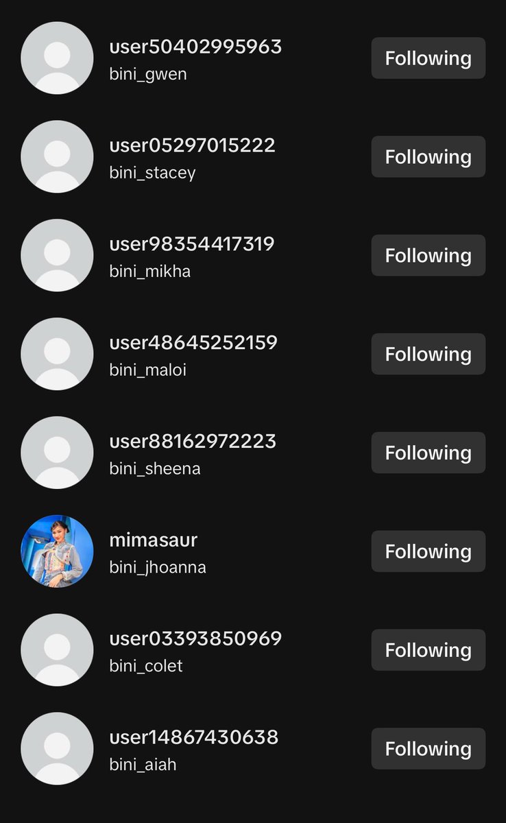 PATI SI COLET NA BANNED NA?????

Please do something about BINI members' banned tiktok accounts (bini_aiah), (bini_colet), (bini_maloi), (bini_gwen), (bini_stacey), (bini_mikha) and (bini_sheena) <a href="/TikTokSupport/">TikTokSupport</a> <a href="/TikTokPH/">TikTok Philippines</a> <a href="/StarMusicPH/">Star Music PH</a> <a href="/BINI_ph/">BINI_PH</a>