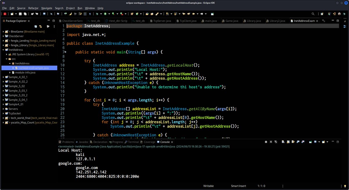 tk955990's tweet image. やっぱ Java の方が理解しやすいわwww

そして、参考書内のベースは Java1.3 で、当時 InetAddressクラスには IPv4やIPv6に特化したサブクラス(Inet4Address、Inet6Address)がなかったとさ。。。

なるほどね😀

#プログラミング初心者
#Java
#tcpip