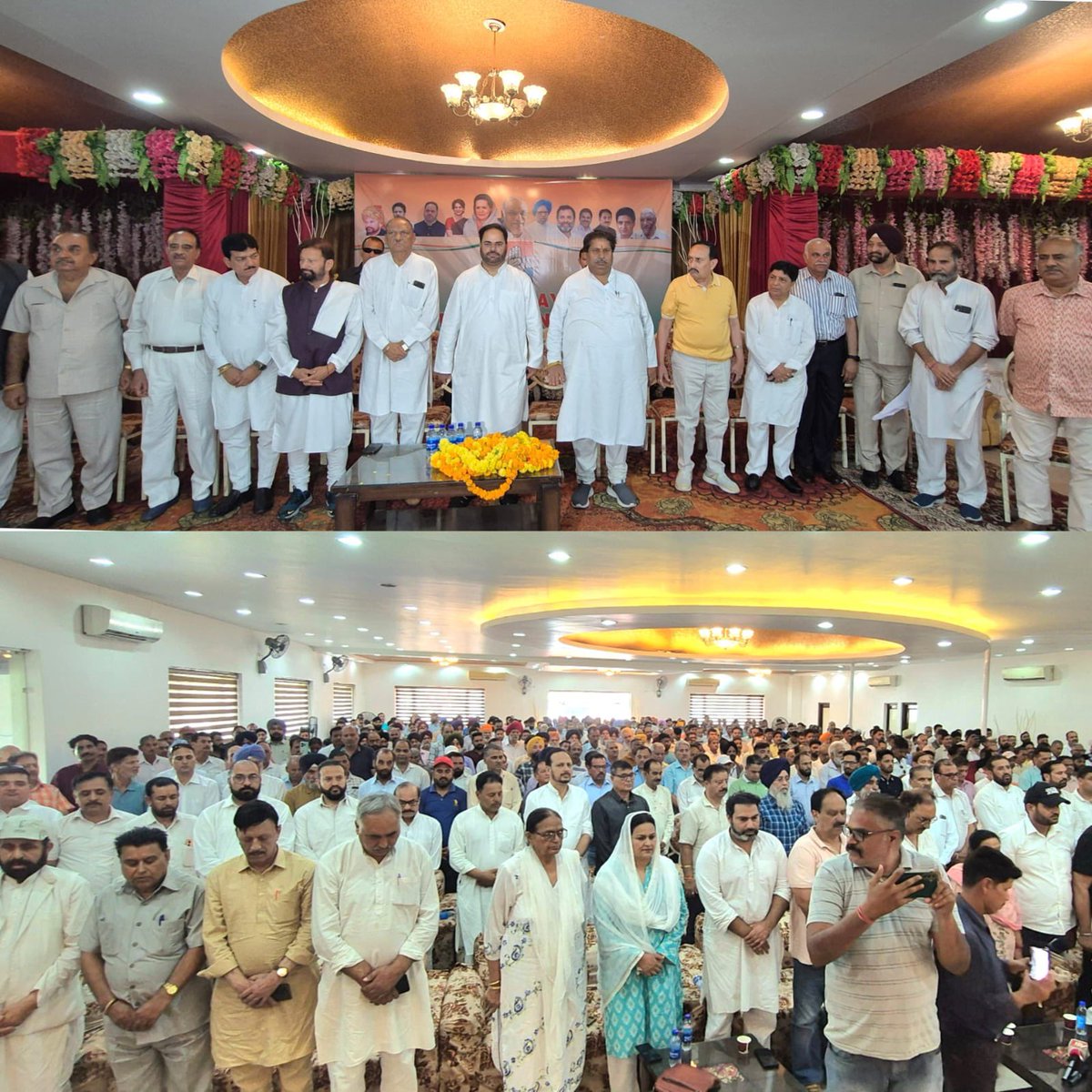 vikar_rasool's tweet photo. The Jammu and Kashmir Pradesh Congress Committee (JKPCC) organized a one-day Political Convention at JK Plaza, Jammu, where resolutions were passed regarding the Security scenario condemning the series of attacks in Jammu province and Political situations impressed upon the Govt. to create a conducive atmosphere for holding the assembly elections as per directions of the Hon’ble Supreme Court in Jammu and Kashmir. 

During the convention, we congratulated Smt Sonia Gandhi Ji on being re-elected as the Chairperson of the Congress Parliamentary Party. Furthermore, all leaders and workers unanimously requested Sh Rahul Gandhi Ji to accept the position of Leader of the Opposition in the Lok Sabha.