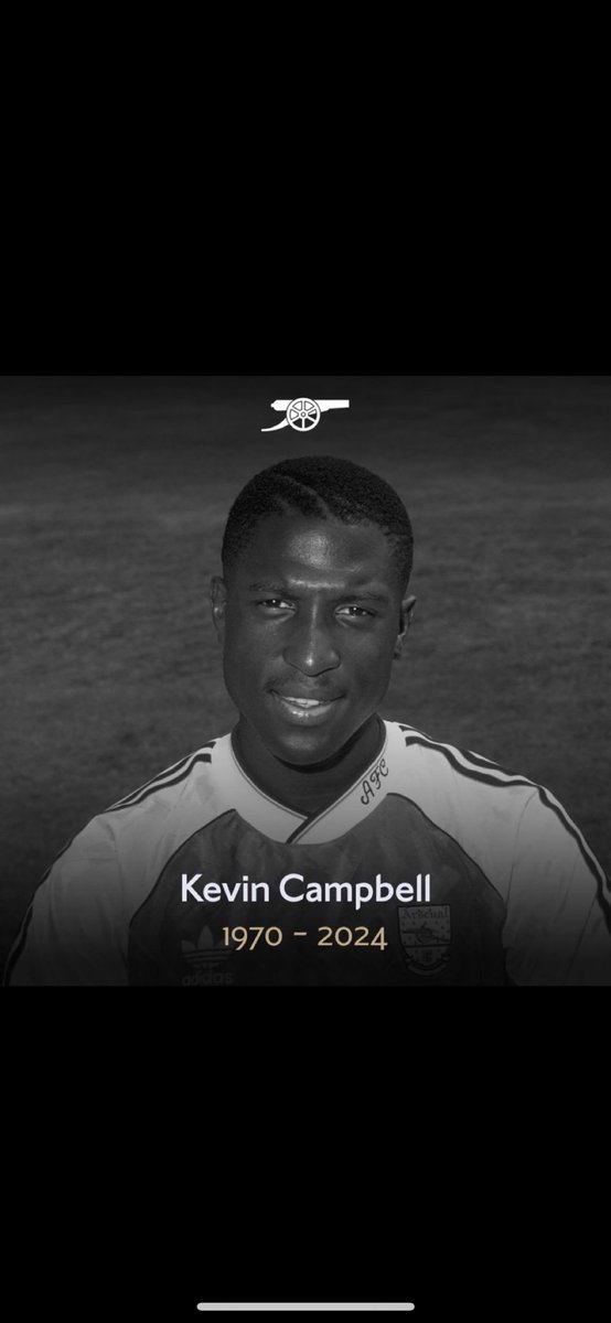 RIP Kevin Campbell. Thoughts with his family and friends at this terrible time. 💔💔💔 . #rip