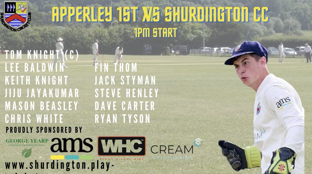 First XI travel to <a href="/ApperleyCricket/">Apperley CC</a> , unfortunately the opposition for the second XI couldn’t raise a side