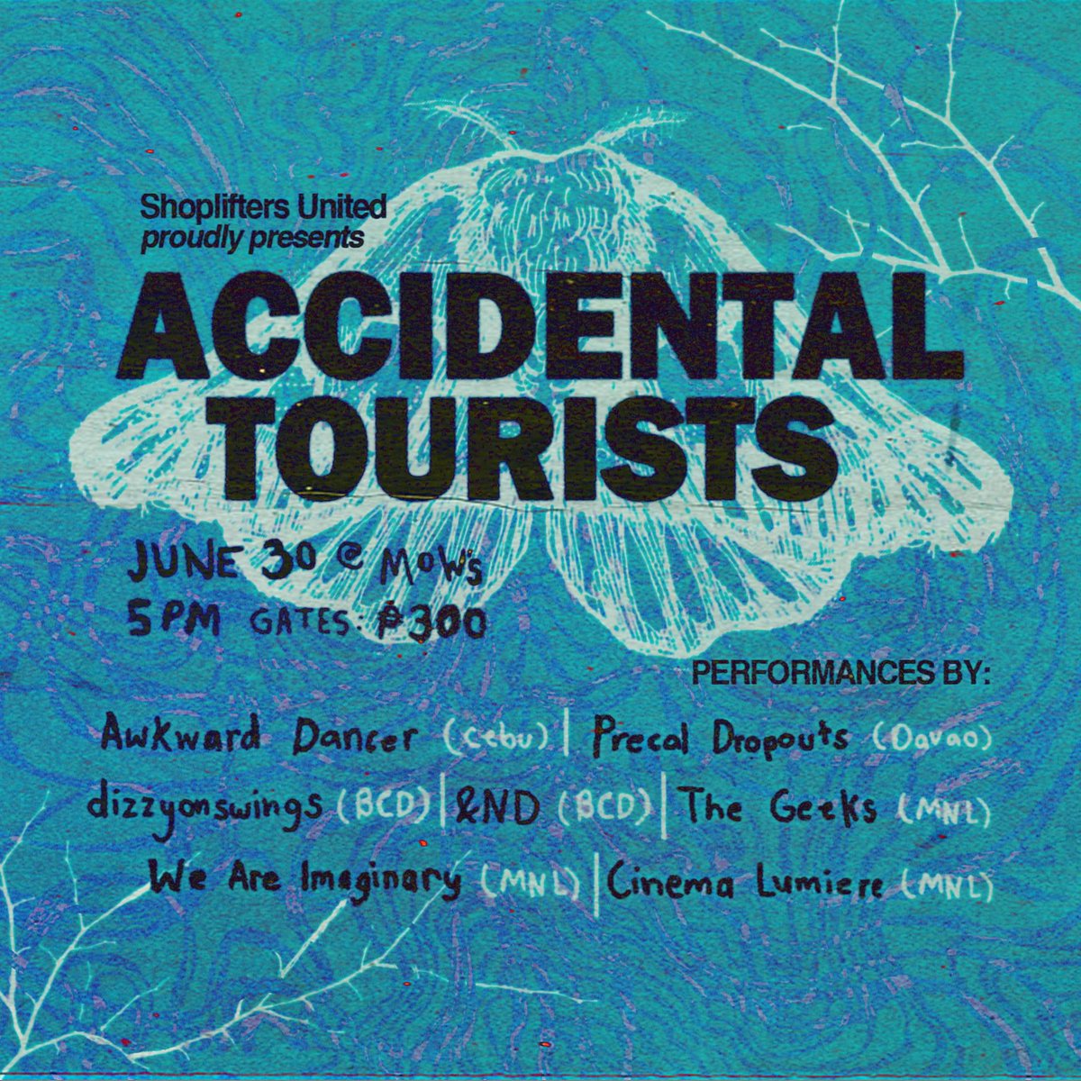 NEXT SHOW JUNE 30 WITH VISITOR FRIENDS