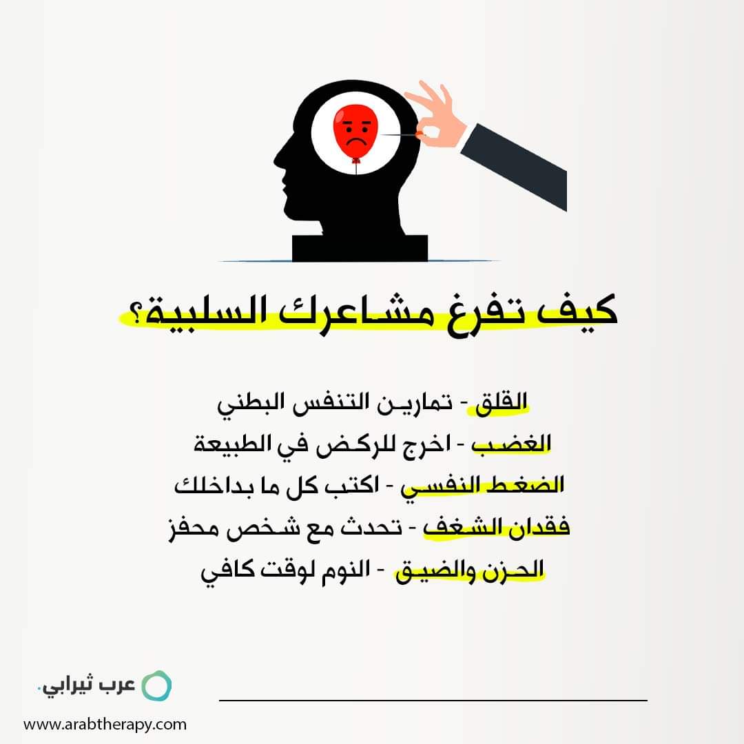 #كيف_تفرغ_مشاعرك_السلبية
