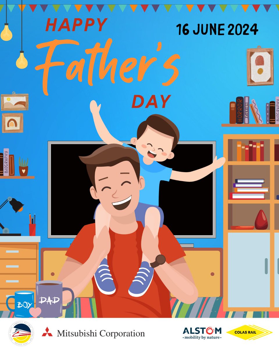 Happy Father's Day!

#TeamAlstom #AlstomPhilippines 
North-South Commuter Railway Extension Project - NSO1 - MACC (Mitsubishi Corporation - Alstom X Colas Rail)