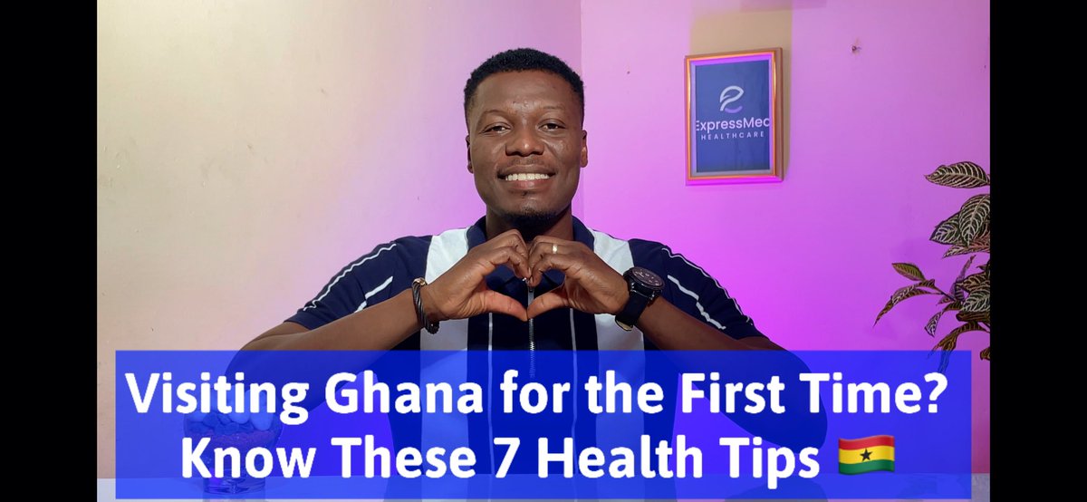 patrickannan1's tweet photo. Pls share this with your friends who plan on visiting Ghana 🇬🇭
https://t.co/yWhV5Guu6E

Subscribe for more health tips 
#WellnessHQ #ExpressMed https://t.co/Eo8p9ej0q0