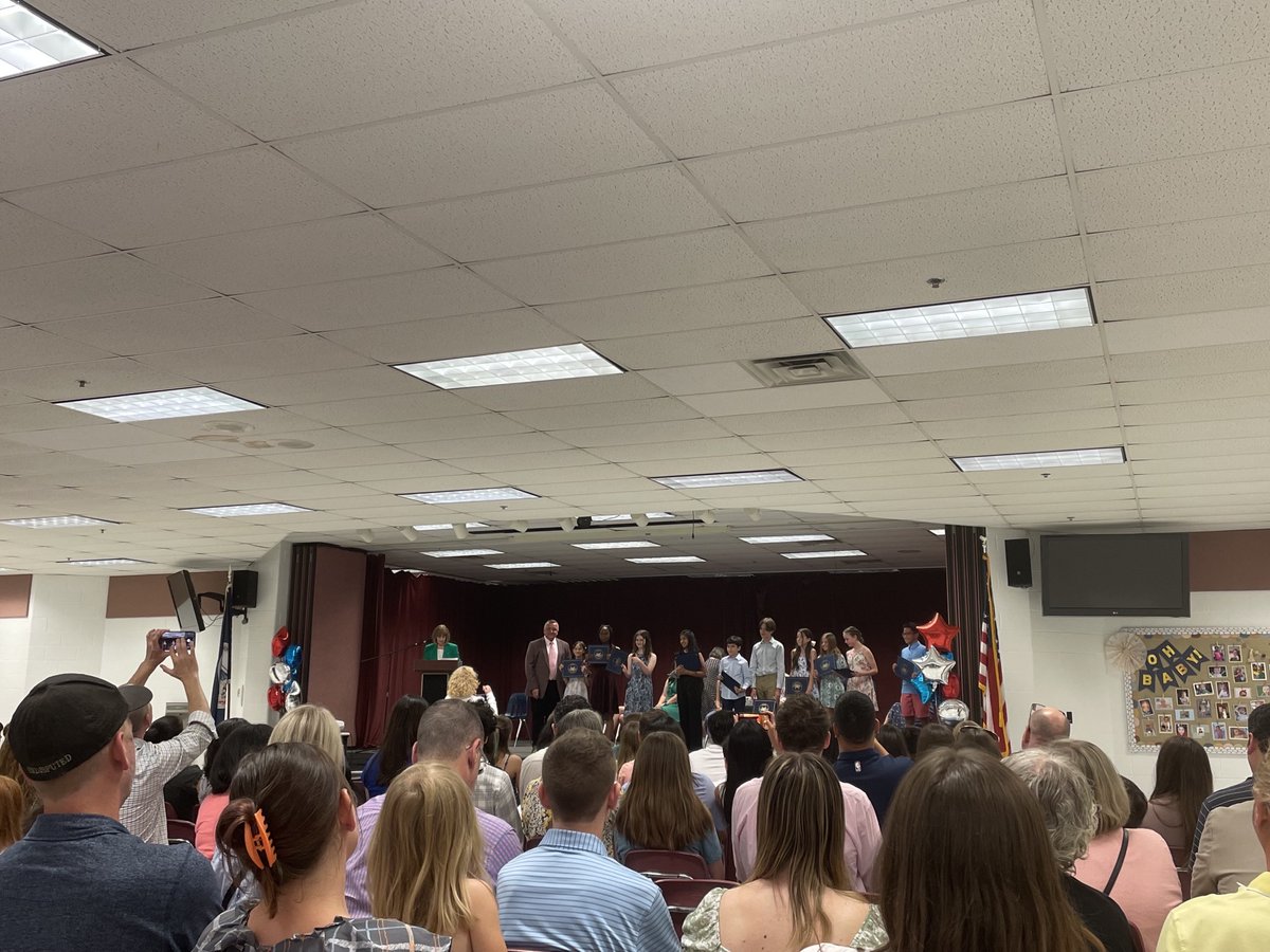 It was a great evening celebrating Aldrin Elementary's promoting class of 2030! Students were excited and emotional as they said goodbye to teachers and Principal Wolfe. I loved the atmosphere—Aldrin is a truly special place! #Classof2030