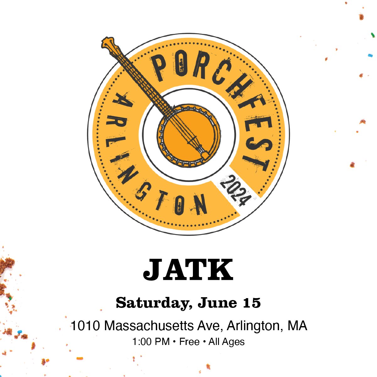 Beautiful day for a porchfest! ✌️❤️