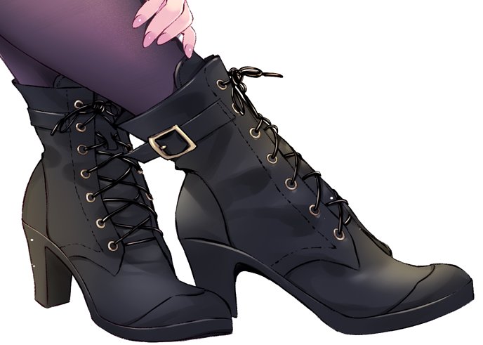 靴に夢中になる 